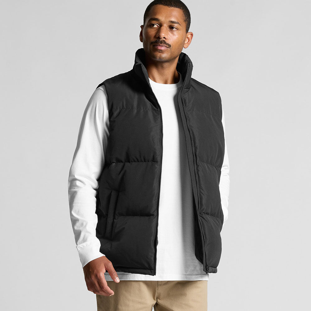 Mens Puffer Vest- Workwear Branding Embroidery ｜Digital Printing