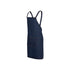 Stonewash denim cross-back apron – custom embroidery, BrightenWear