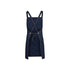 Stonewash denim cross-back apron – custom embroidery, BrightenWear