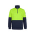Hi-Vis 350gsm 1/2 zip trade fleece – custom embroidery, BrightenWear