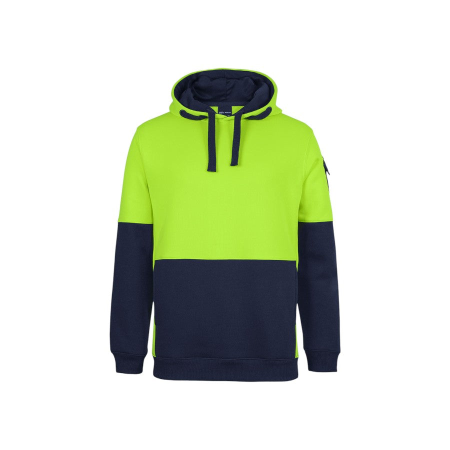 Hi-Vis 350gsm trade hoodie – custom embroidery, BrightenWear