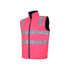 Hi Vis Reversible Vest - HV Pink/Navy