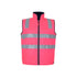 Hi Vis Reversible Vest - HV Pink/Navy