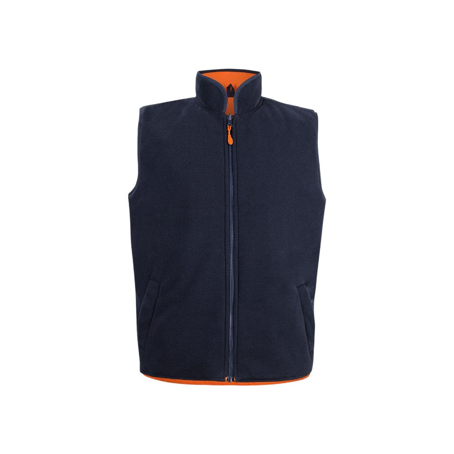 Hi Vis Reversible Vest - Orange/Navy