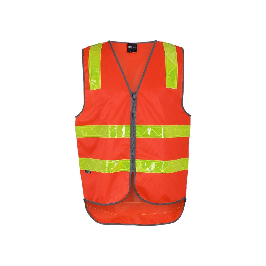 Vic Road (D+N) Zip Safety Vest - Orange (VIC Road)