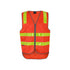 Vic Road (D+N) Zip Safety Vest - Orange (VIC Road)