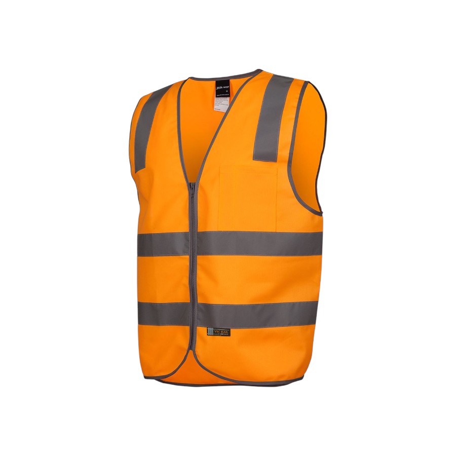 Vic Rail (D+N) Zip Safety Vest
