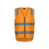Aust. Rail (D+N) Zip Safety Vest - Orange
