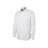 Epaulette work shirt in white, long sleeve, 
