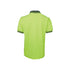 Hi Vis S/S Cotton Back Polo - Lime/Navy