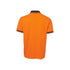 Hi Vis S/S Cotton Back Polo - Orange/Navy