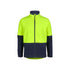 Hi Vis Three Layer Softshell Jacket - Lime/Navy