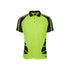 Hi Vis S/S Spider Polo - Lime/Black