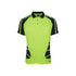 Hi Vis S/S Spider Polo - Lime/Navy