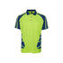 Hi Vis S/S Spider Polo - Lime/Royal