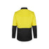 Hi Vis L/S Stretch Work Shirt - Yellow/Black