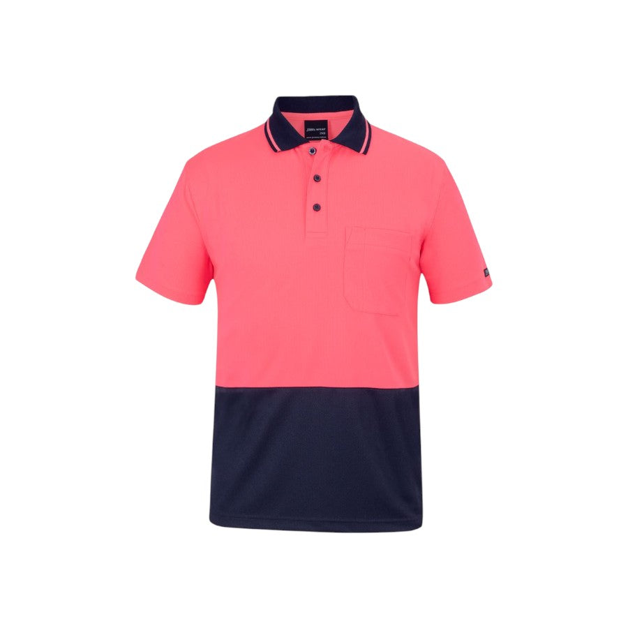 Custom Hi Vis Non-Cuff Traditional Polo | BrightenWear AU