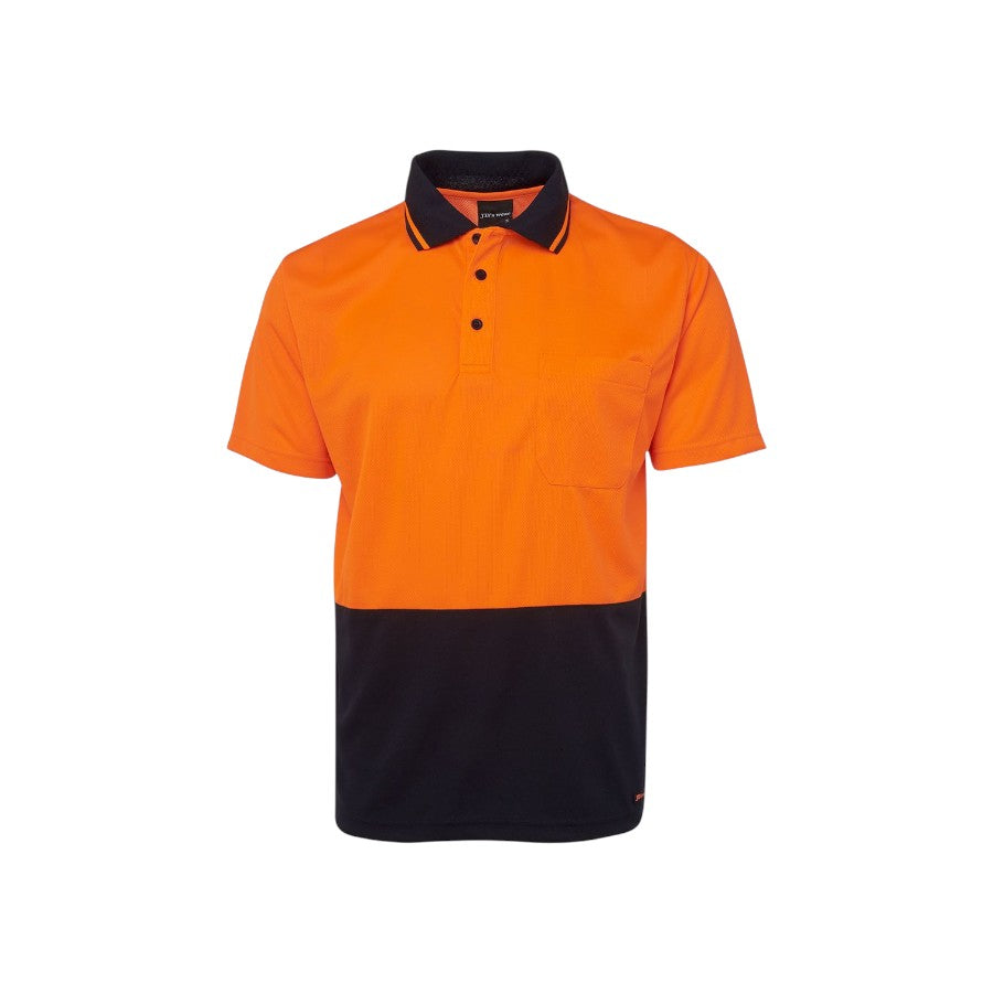 Custom Hi Vis Non-Cuff Traditional Polo | BrightenWear AU