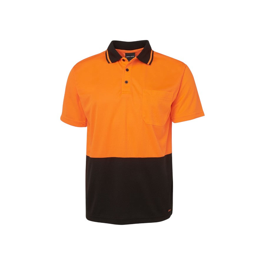 Custom Hi Vis Non-Cuff Traditional Polo | BrightenWear AU