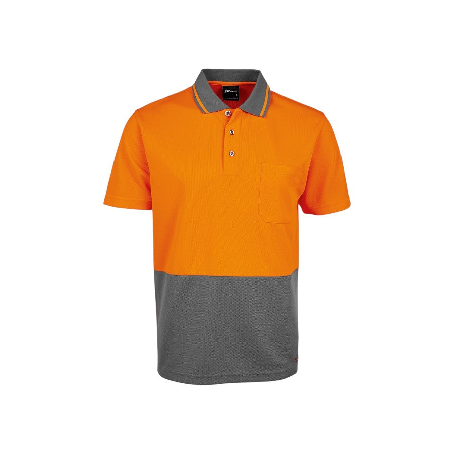 Custom Hi Vis Non-Cuff Traditional Polo | BrightenWear AU