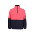 Hi Vis 1/2 Zip Polar Fleece - HV Pink/Navy