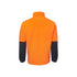 Hi Vis 1/2 Zip Polar Fleece - Orange/Navy