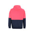 Hi Vis Pull Over Hoodie - HV Pink/Navy