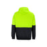 Hi Vis Pull Over Hoodie - Lime/Black