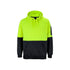 Hi Vis Pull Over Hoodie - Lime/Black