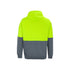 Hi Vis Pull Over Hoodie - Lime/Charcoal