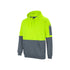 Hi Vis Pull Over Hoodie - Lime/Charcoal