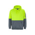 Hi Vis Pull Over Hoodie - Lime/Charcoal