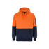 Hi Vis Pull Over Hoodie - Orange/Navy