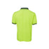 Hi Vis S/S Traditional Polo - Lime/Bottle