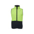 Hi Vis Polar Vest - Lime/Navy