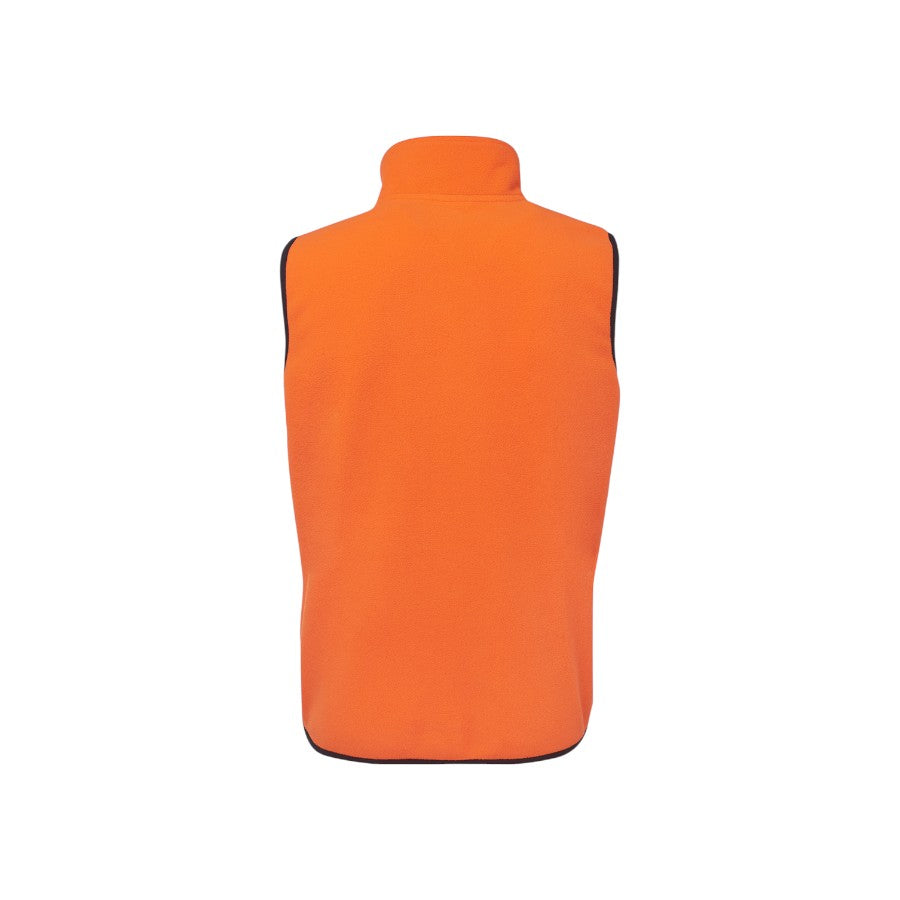 Hi Vis Polar Vest - Orange/Navy