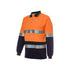 Hi Vis L/S (D+N) Traditional Polo - Orange/Navy