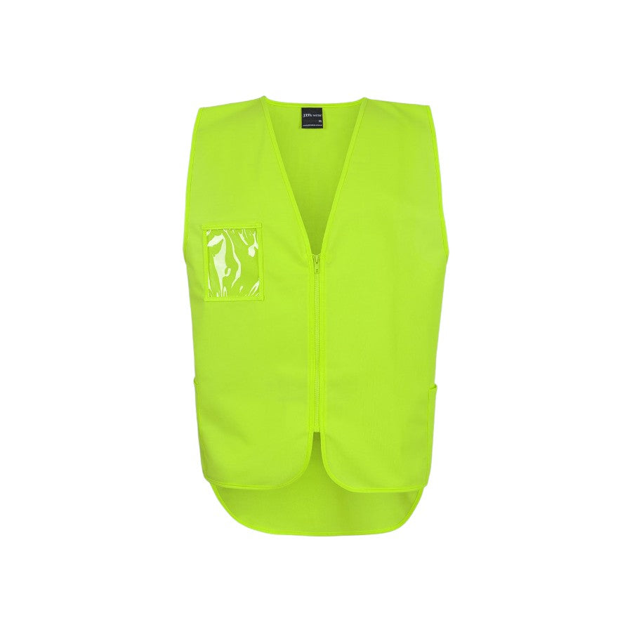 Hi-Vis zip drop tail safety vest – custom embroidery, BrightenWear