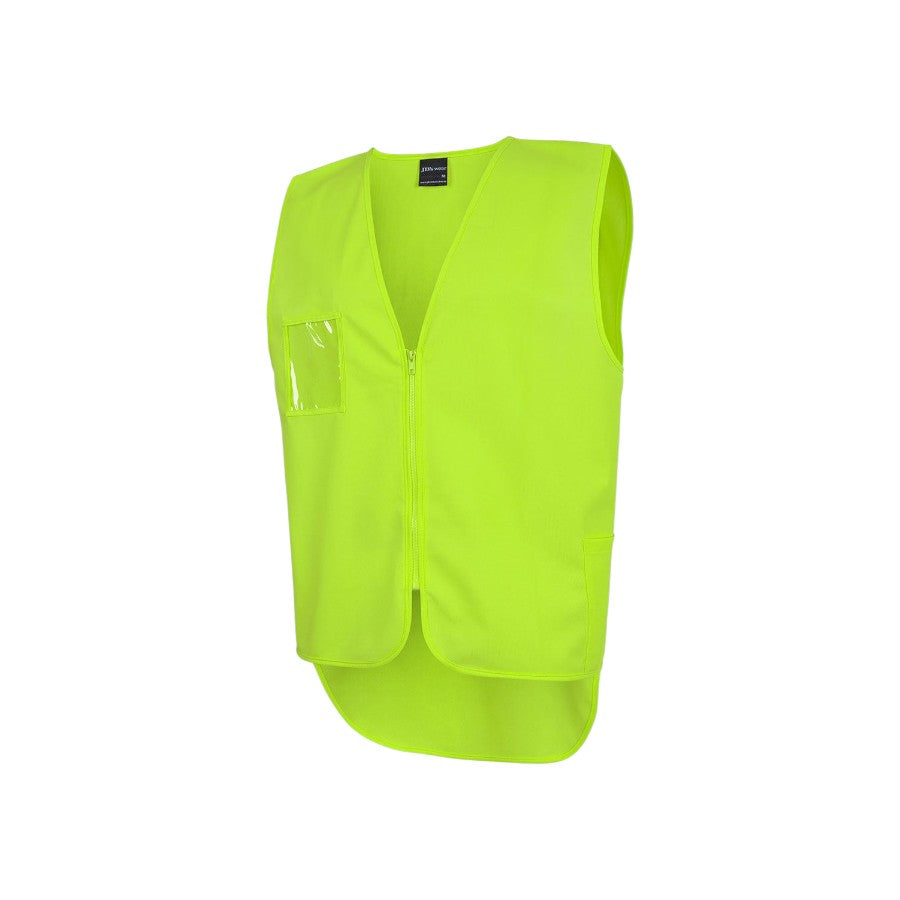Hi-Vis zip drop tail safety vest – custom embroidery, BrightenWear