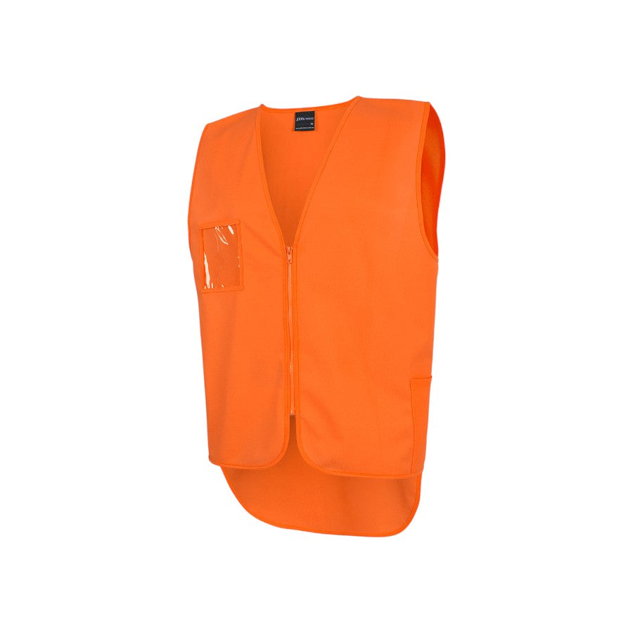 Hi-Vis zip drop tail safety vest – custom embroidery, BrightenWear