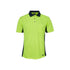 Hi Vis S/S Sport Polo - Lime/Navy