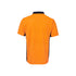 Hi Vis S/S Sport Polo - Orange/Navy