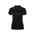 Podium Ladies Piping Polo - Black/Pink