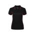 Podium Ladies Piping Polo - Black/Red
