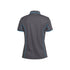 Podium Ladies Piping Polo - Charcoal/Aqua