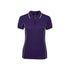 Podium Ladies Piping Polo - Purple/White