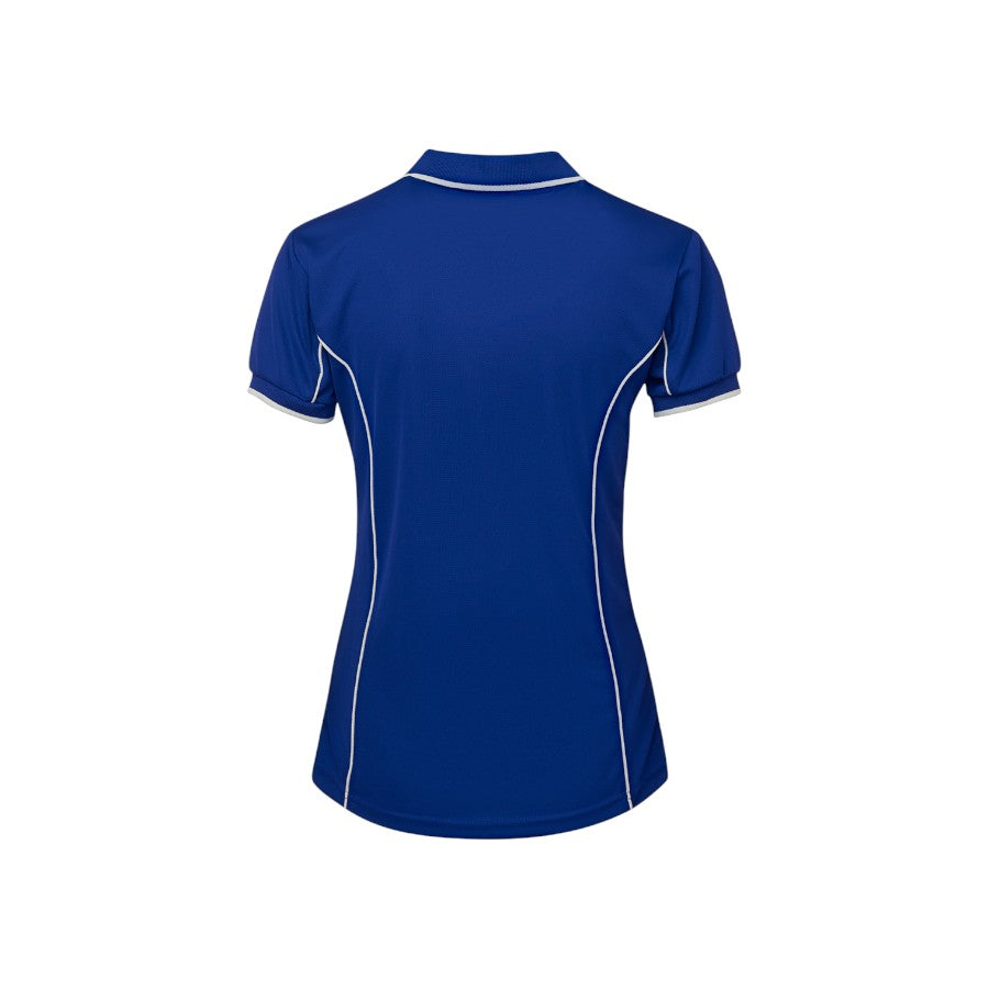 Podium Ladies Piping Polo - Royal/White