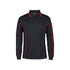 Podium L/S Piping Polo - Black/Red