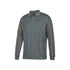 Podium L/S Piping Polo - Grey/Orange