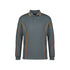 Podium L/S Piping Polo - Grey/Orange